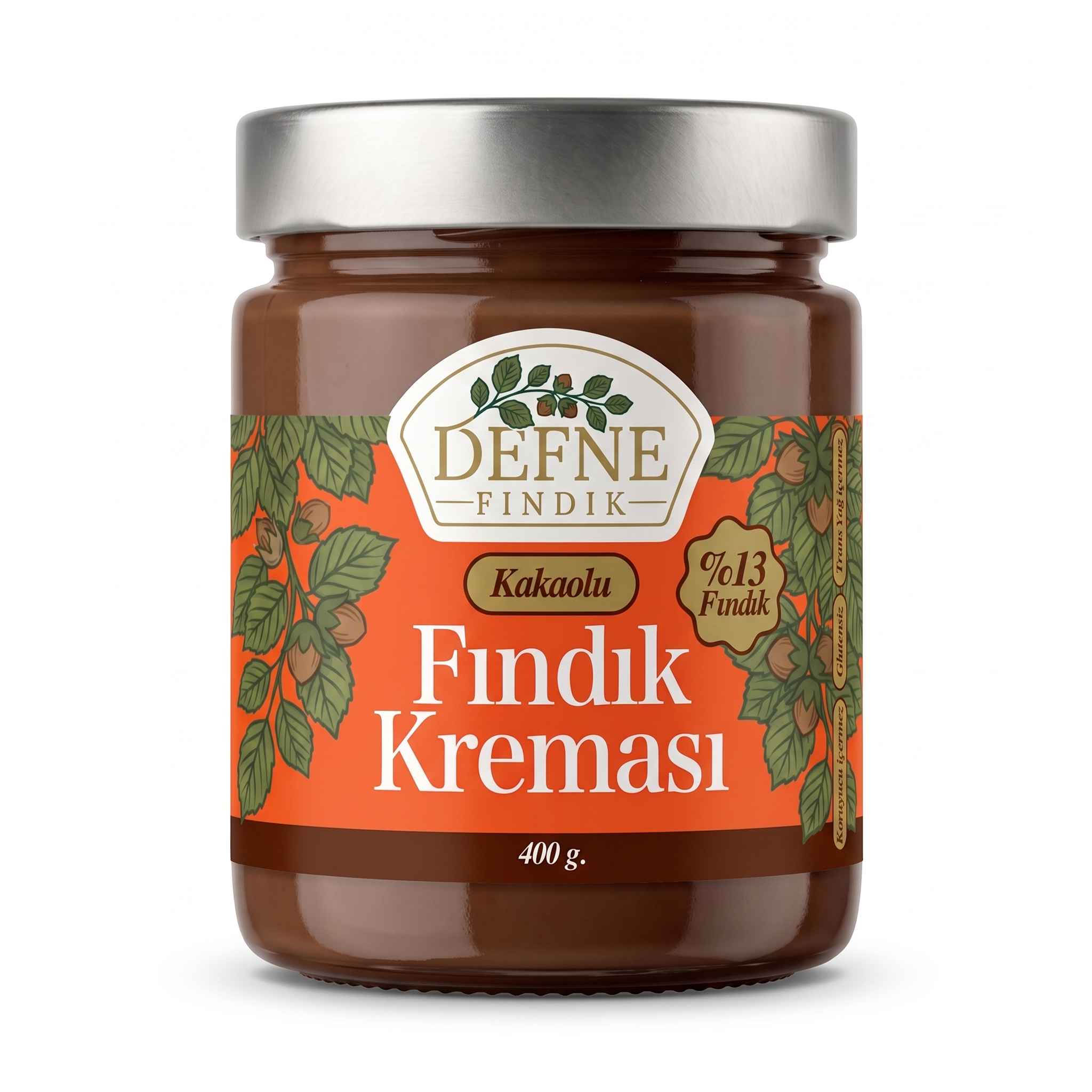 Kakaolu Fındık Kreması (%13 Fındık) 400 g.