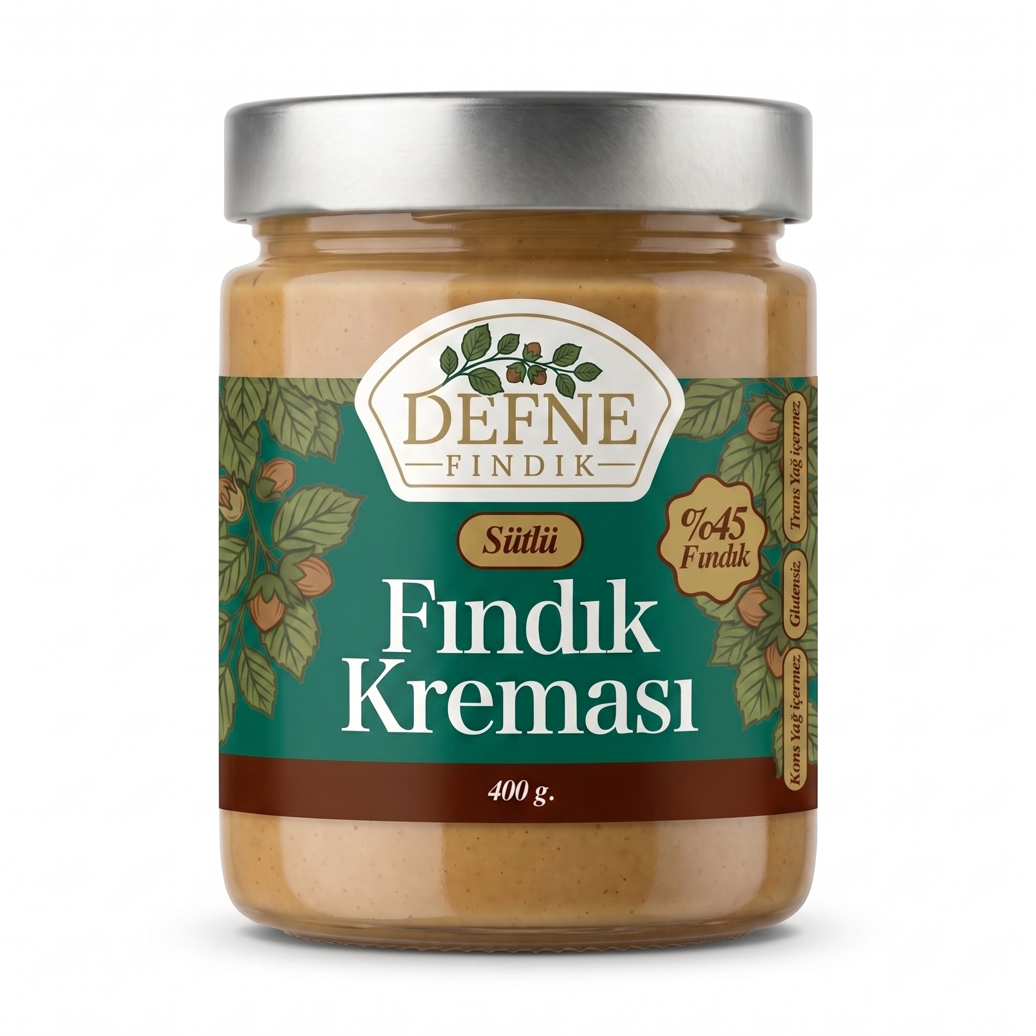 Sütlü Fındık Kreması (%45 Fındık) 400 g.